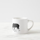 Tasse à café expresso Stylish Save Rhinos (Droite)