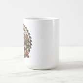 Tasse à café « Fabriqué avec patience et sciure de (Centre)