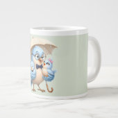 Tasse à café Famille Papa Oiseau (Devant droit)