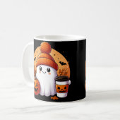 Tasse à café fantôme avec fantôme (Devant gauche)