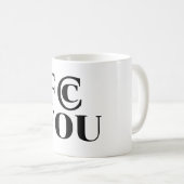 Tasse à café FCC YOU (Devant droit)