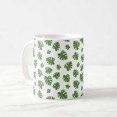 Tasse à café feuille de Monstera (Devant gauche)