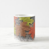 Tasse à café feuille éparpillée (Centre)