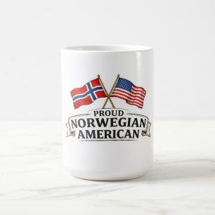 Tasse à café fière norvégienne américaine