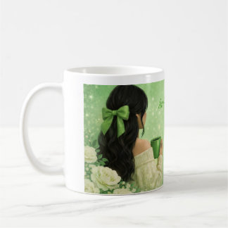 Tasse à café Fille Florale | Cadeau de l'ère de Gu