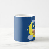 Tasse à café Fille Ourse Lune Étoiles DOUX RÊVES (Centre)
