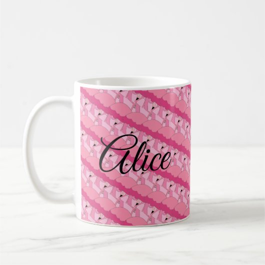 Tasse à café Flamant Rose Tropical (Gauche)