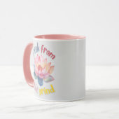 Tasse à café Fleur de Lotus (Devant gauche)