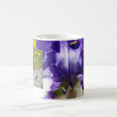 TASSE À CAFE FLEUR D'IRIS VIOLET NOTRE DIRIGEANTE  (Centre)