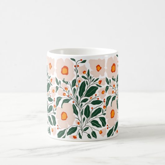 Tasse à café Fleur esthétique (Centre)