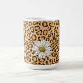 Tasse à café Fleur Rustique Soleil Léopard (Centre)