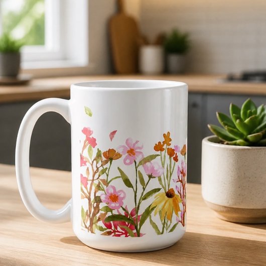 Tasse à café Fleur sauvage