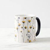 tasse à café fleur sauvage, tasse à café fleuri, b (Devant droit)