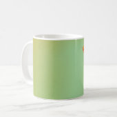 Tasse à café fleur tropicale oiseau de paradis (Devant gauche)