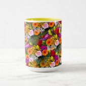 TASSE À CAFE FLEURIE ET COLORÉE (Centre)