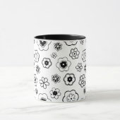 tasse à café fleurs de dessin animé (Centre)