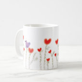 Tasse à café "Fleurs du Coeur" (Devant gauche)
