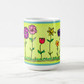 Tasse à café - Fleurs numériques (Centre)