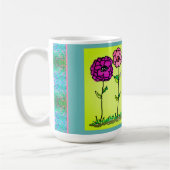 Tasse à café - Fleurs numériques (Gauche)