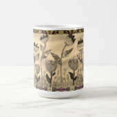 Tasse à café - Fleurs ondulées (Centre)
