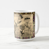Tasse à café - Fleurs ondulées (Devant droit)