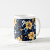 Tasse à café florale (Devant droit)