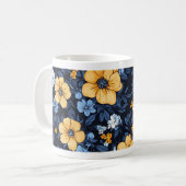 Tasse à café florale (Devant gauche)