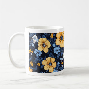 Tasse à café florale