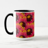 Tasse à café florale à cône rose (Gauche)
