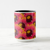 Tasse à café florale à cône rose (Centre)