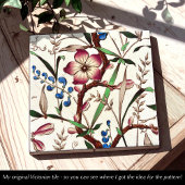 Tasse à café florale de style victorien avec votre