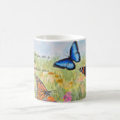 Tasse à café florale et papillon (Centre)