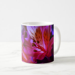Tasse à café florale simple moderne