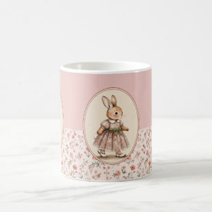Tasse à café florale vintage