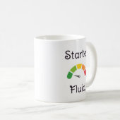 Tasse à café "Fluide de démarrage" (Devant droit)