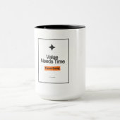 Tasse à café Focus Long – La valeur a besoin de te (Centre)
