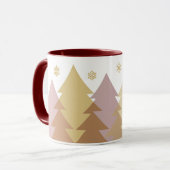 Tasse à café Forêts de Noël en Bois (Devant gauche)