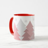 Tasse à café Forêts de Noël en Bois (Devant gauche)