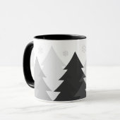 Tasse à café Forêts de Noël en Bois (Devant gauche)