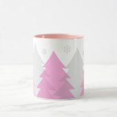 Tasse à café Forêts de Noël en Bois (Centre)