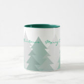 Tasse à café Forêts de Noël en Bois (Centre)