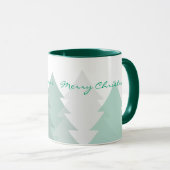 Tasse à café Forêts de Noël en Bois (Devant droit)