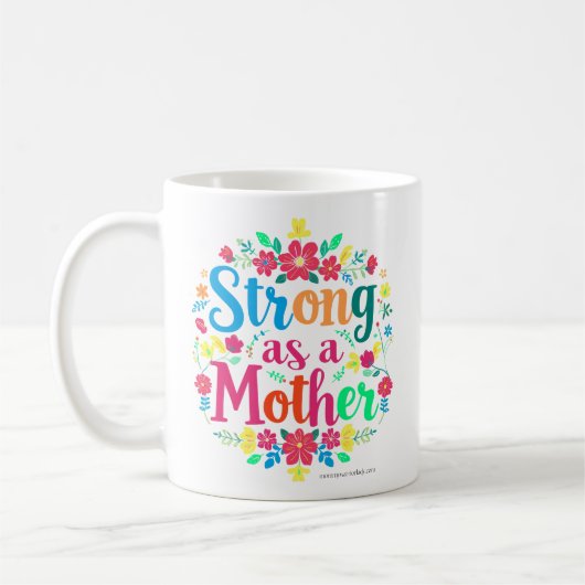 TASSE À CAFE FORT COMME UNE MÈRE (Gauche)