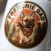 Tasse à café Frenchie Dad | Cadeau pour papa de bo