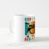 Tasse à café « Gardez une chanson dans votre cœur (Devant gauche)