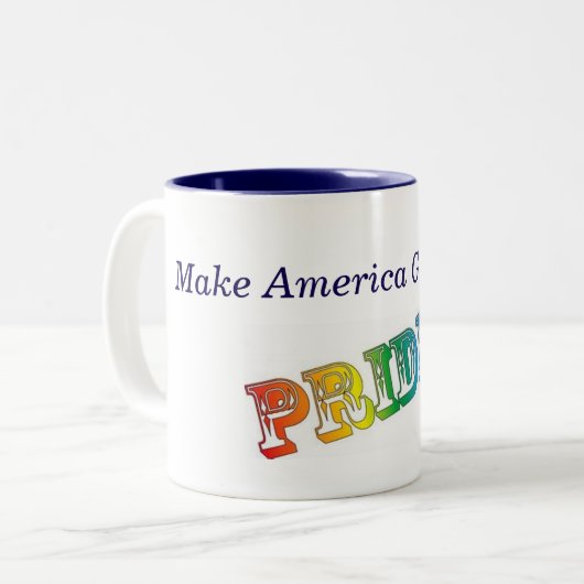 Tasse à café gay pride (Devant gauche)