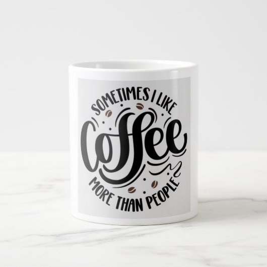 tasse à café géante (Devant)