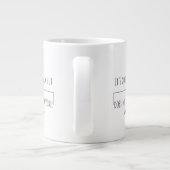 Tasse à café géante à deux côtés (Dos)