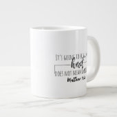 Tasse à café géante à deux côtés (Devant droit)
