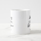 Tasse à café géante à deux côtés (Devant)